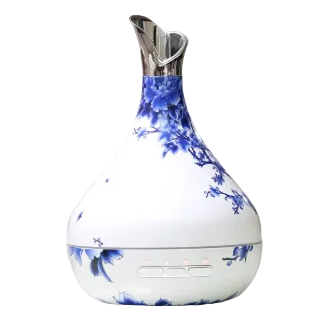 Smart Aromatherapy Humidifying Diffuser – Vase-Inspired with Timer