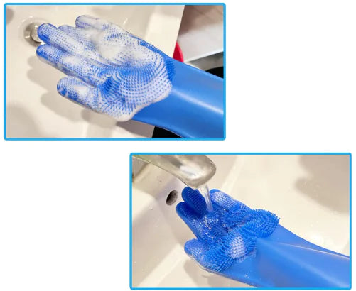 Stressless Pet Grooming Gloves for Dogs, Cats & Owners