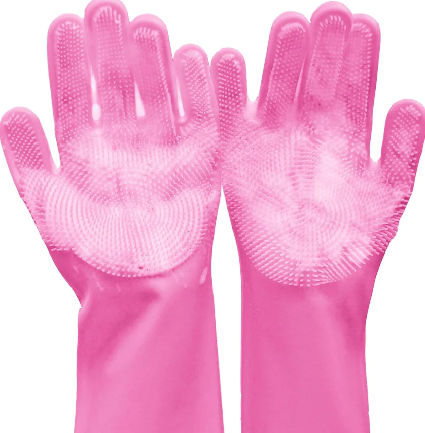 Stressless Pet Grooming Gloves for Dogs, Cats & Owners