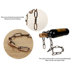 Magic Chain Wine Bottle Holder – Floating Illusion Wine Display