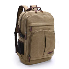 Large Capacity Canvas Backpack – Durable, Stylish, Everyday Carry-All for Men & Women