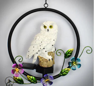 Glow Up With our Solar Owl LED Hanging Garden Light