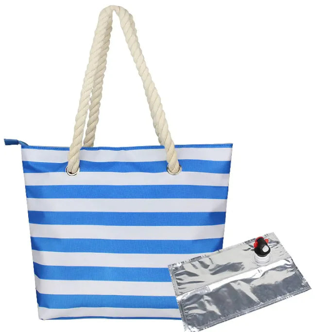 Stylish Insulated Cooler Tote Bag for Beach or Backyard