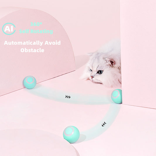 Smart Cat Ball Toy – Interactive Rolling Fun for Indoor Cats