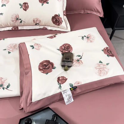 Washed Silk Summer Quilt Set - Lightweight, Cooling & Comfortable