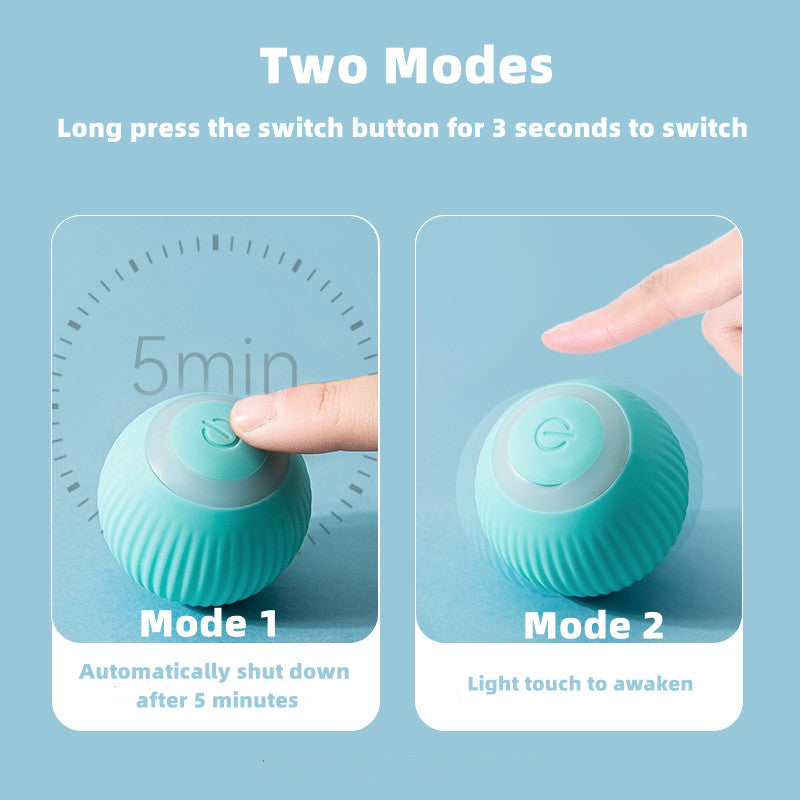 Smart Cat Ball Toy – Interactive Rolling Fun for Indoor Cats