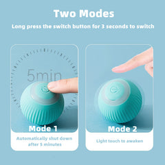 Smart Cat Ball Toy – Interactive Rolling Fun for Indoor Cats