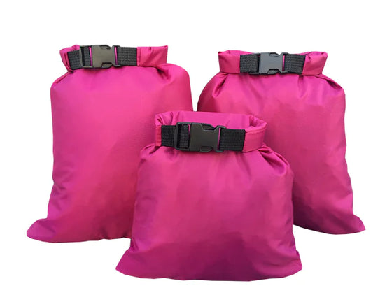 3 pc Lightweight, Waterproof, Dry Bags for Outdoor Adventures