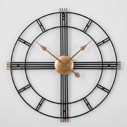 Nordic Iron Wall Clock – Modern Metal Statement Timepiece