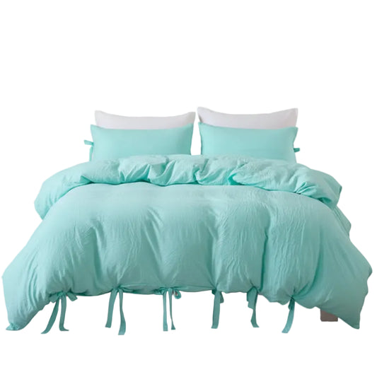 Soft Touch Duvet Cover Set –3 pc. Beautiful Bedding in Classic Colors