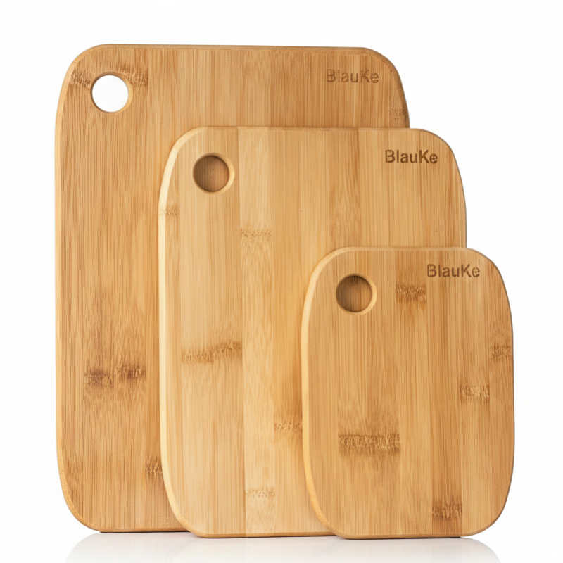 Premium 3 Pc Bamboo Cutting Board Set – Meal Prep, Cheese & Charcuterie