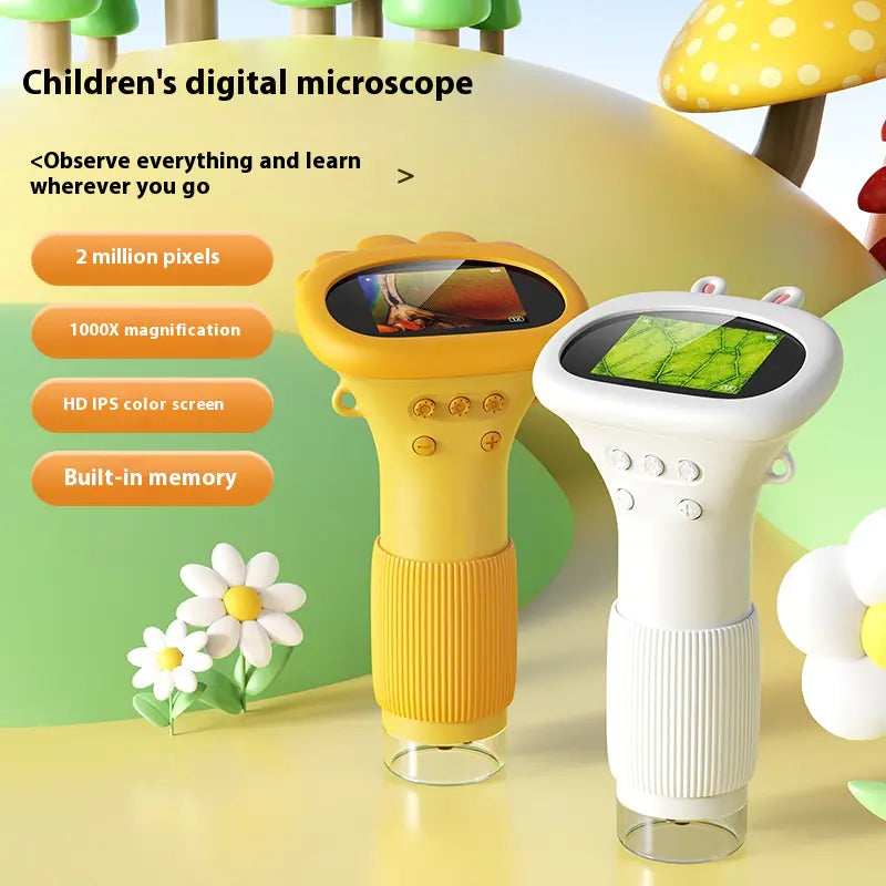 Kids Portable Hand-held Microscope – 100X Handheld Optical Science