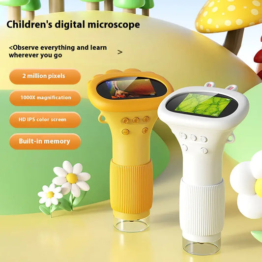 Kids Portable Hand-held Microscope – 100X Handheld Optical Science
