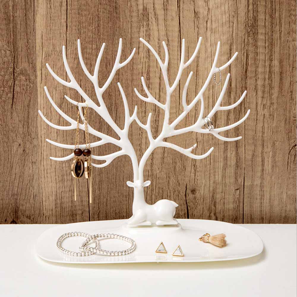 Sleek & Stylish Deer Jewelry Holder for Chic Storage in any setting