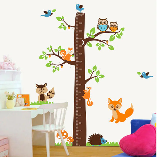 Removable Tree & Birds Kids Growth Chart - Wall Stickers