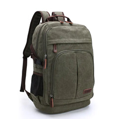 Large Capacity Canvas Backpack – Durable, Stylish, Everyday Carry-All for Men & Women