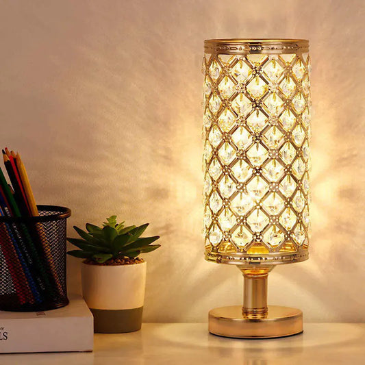 Elegant & Romantic Crystal Table Lamp - Sparkle Up Your Space.