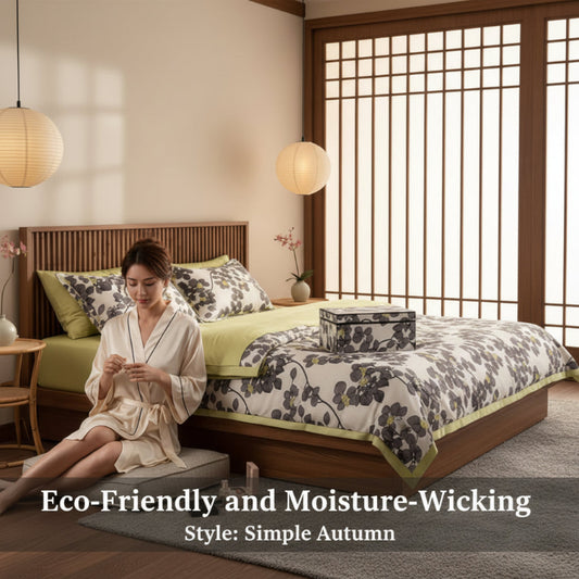 Washed Silk Summer Quilt Set - Lightweight, Cooling & Comfortable