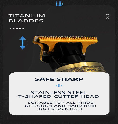 Vintage Inspired T9 USB Rechargeable Hair Trimmer.