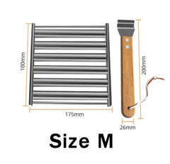 Stainless Steel Hot Dog Roller – Rain or shine BBQ fun!