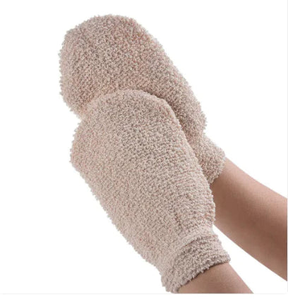 Jute Foaming Bath Gloves, Practical and Pampering