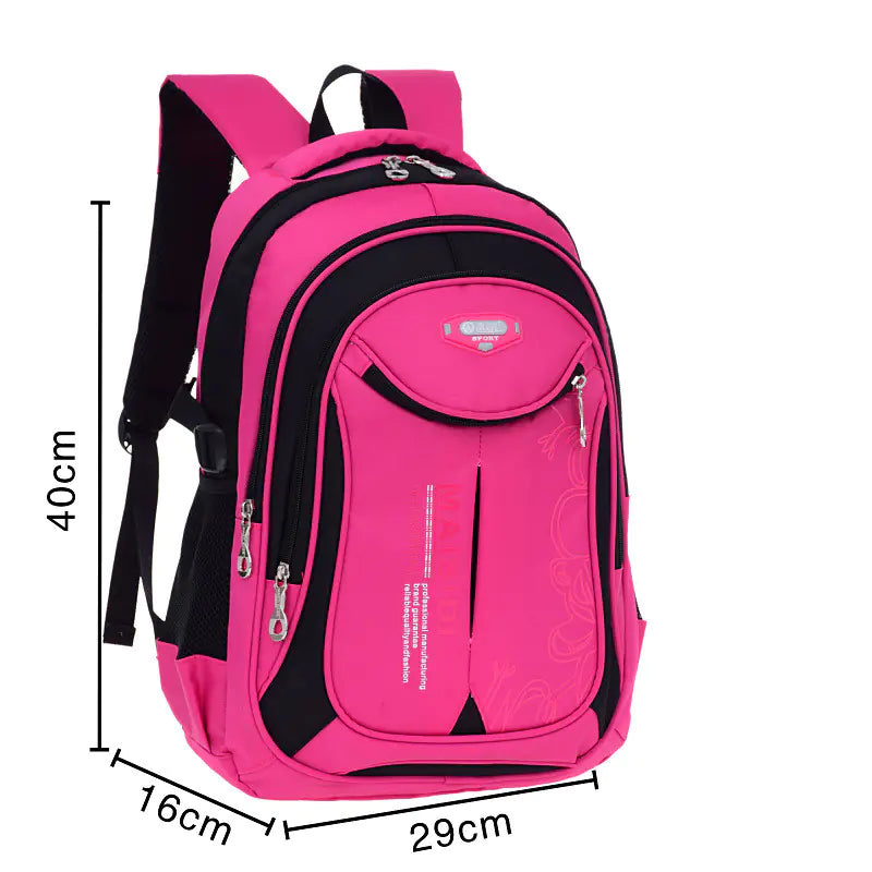 Kids Lightweight Waterproof Backpack with Smart Features