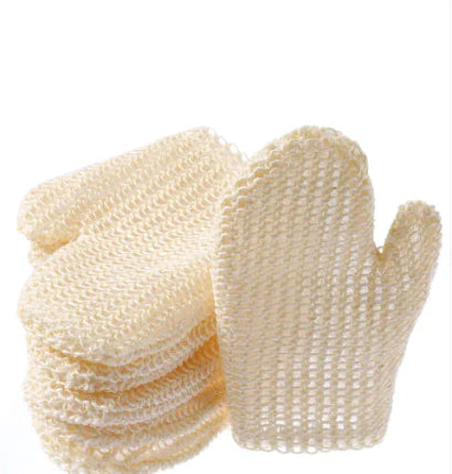 Jute Foaming Bath Gloves, Practical and Pampering
