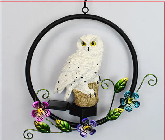 Glow Up With our Solar Owl LED Hanging Garden Light