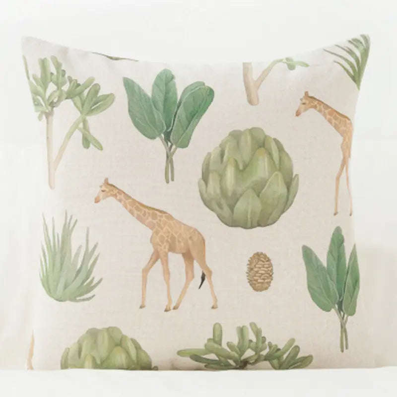 Calm & Serene,  Plant-Themed Cusion Covers
