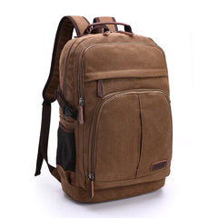 Large Capacity Canvas Backpack – Durable, Stylish, Everyday Carry-All for Men & Women