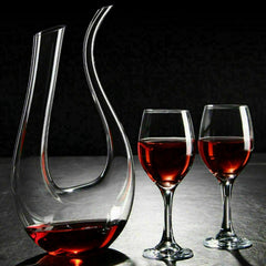 Crystal U-Shaped Wine Decanter – Elegant, Stylish and Functional