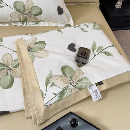 Washed Silk Summer Quilt Set - Lightweight, Cooling & Comfortable