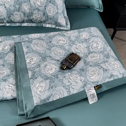 Washed Silk Summer Quilt Set - Lightweight, Cooling & Comfortable