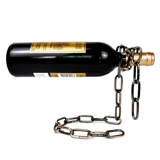 Magic Chain Wine Bottle Holder – Floating Wine Display