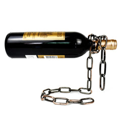 Magic Chain Wine Bottle Holder – Floating Illusion Wine Display