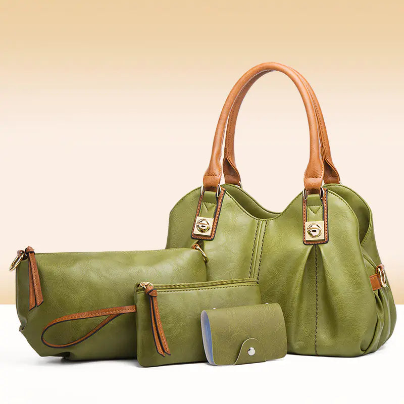Women's Fall 3 Piece - Tote, Handbag & Crossbody Bag Set