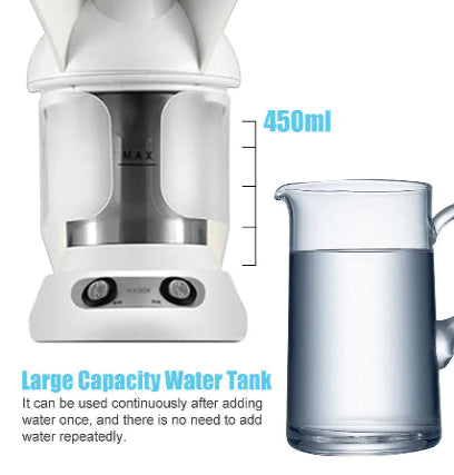 Moisturizing Facial Steamer with Ion Oil.