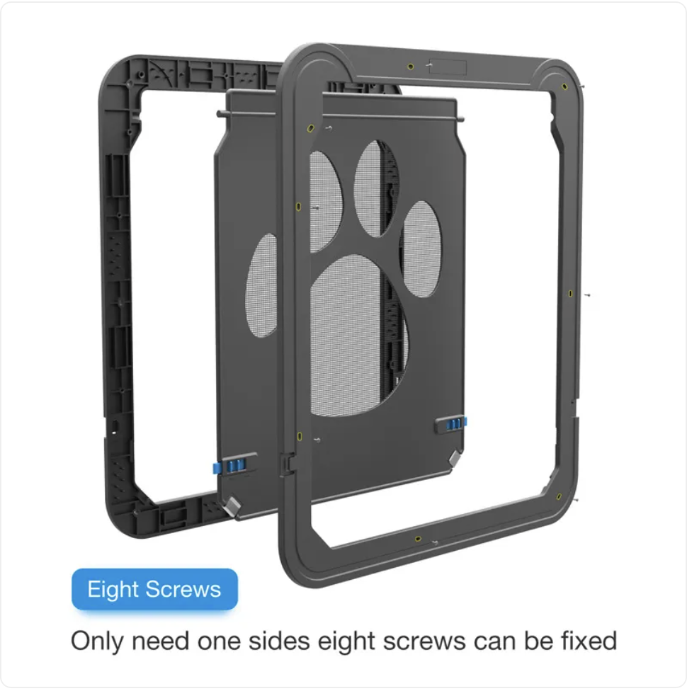 Magnetic Pet Door, Secure Independence for Your Pets