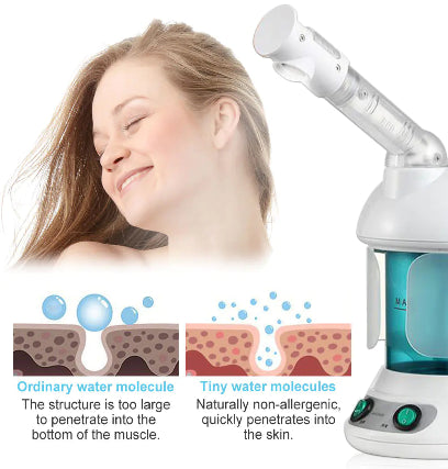 Moisturizing Facial Steamer with Ion Oil.