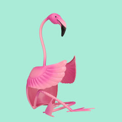 Handmade Flamingo Wine Bottle Holder – Fun and quirky Bar Decor