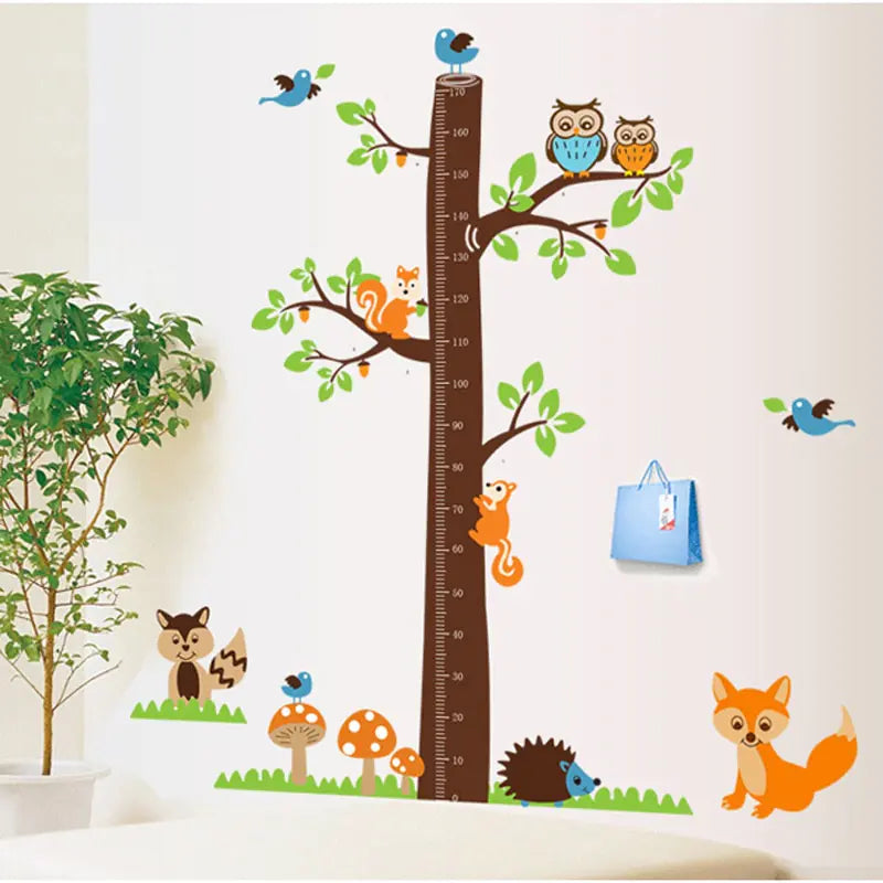 Removable Tree & Birds Kids Growth Chart - Wall Stickers