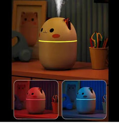 Cute Cat USB Humidifier – Quirky, Quiet, and Clever with Light & Aroma Diffuser – 250ml