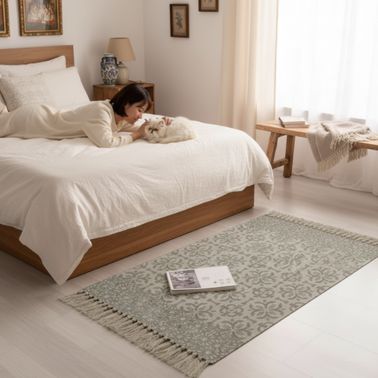 Hand-Woven Vintage Area Rug - Beautiful Style & Everyday Comfort